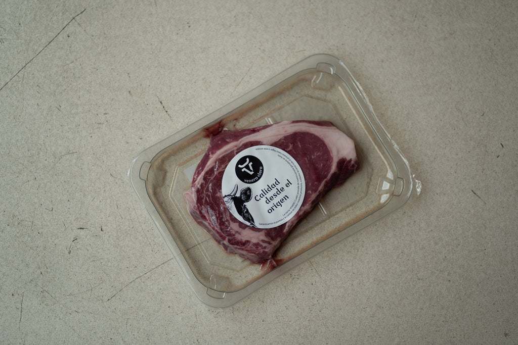 Chuletón de ternera envasado al vacío
